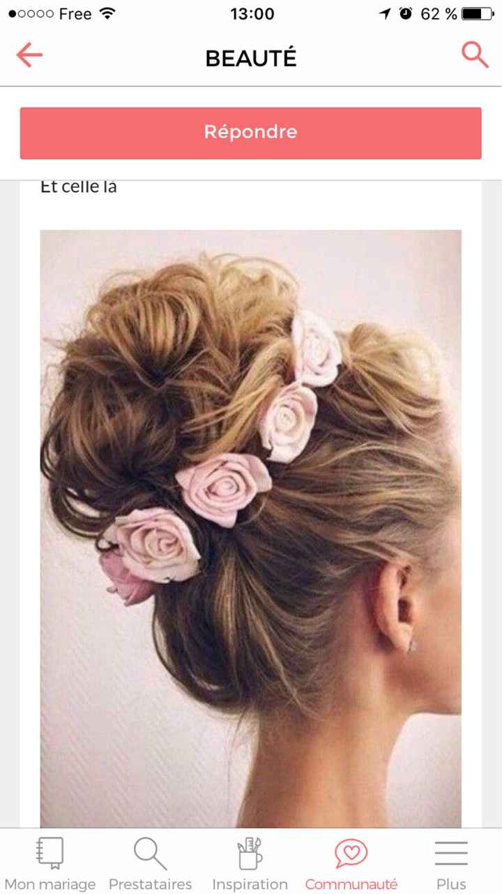 Cherche rajout chignon - 1