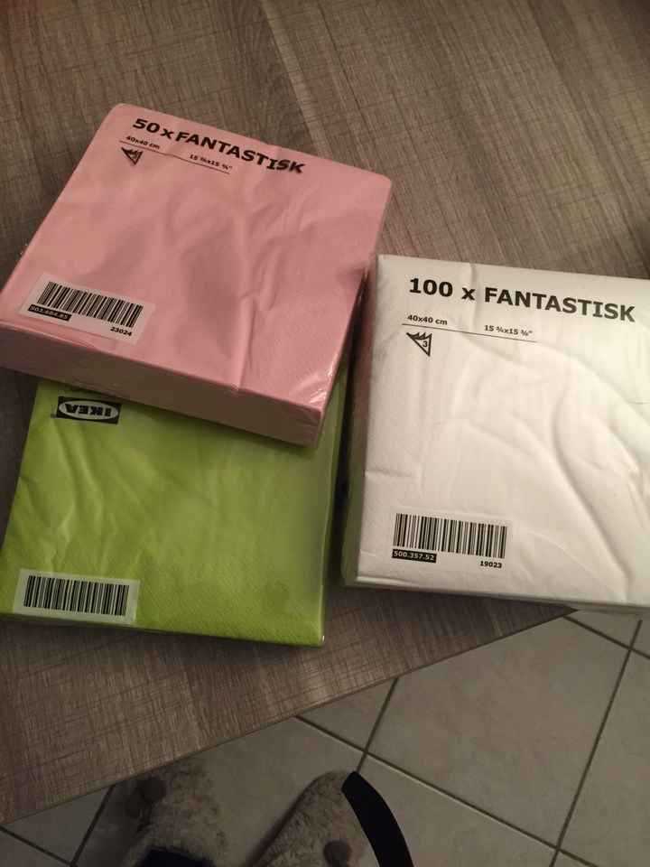 Et les serviettes ???? - 1