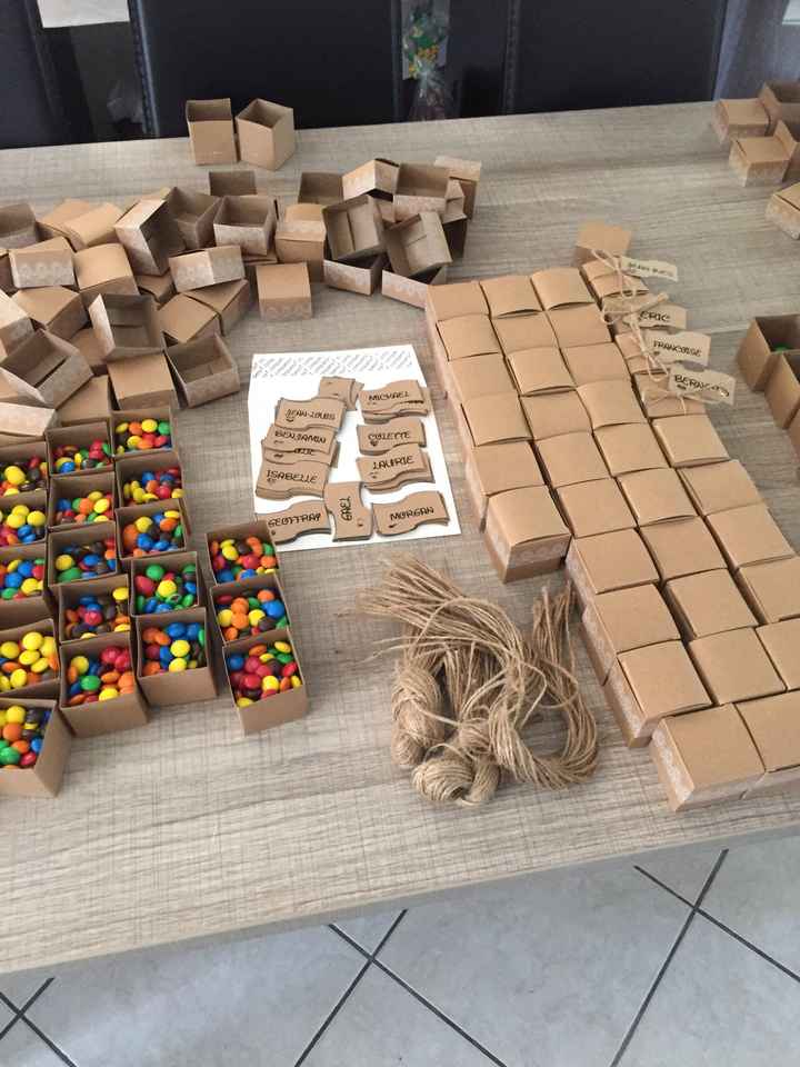 Cadeau invités et marques places - 1