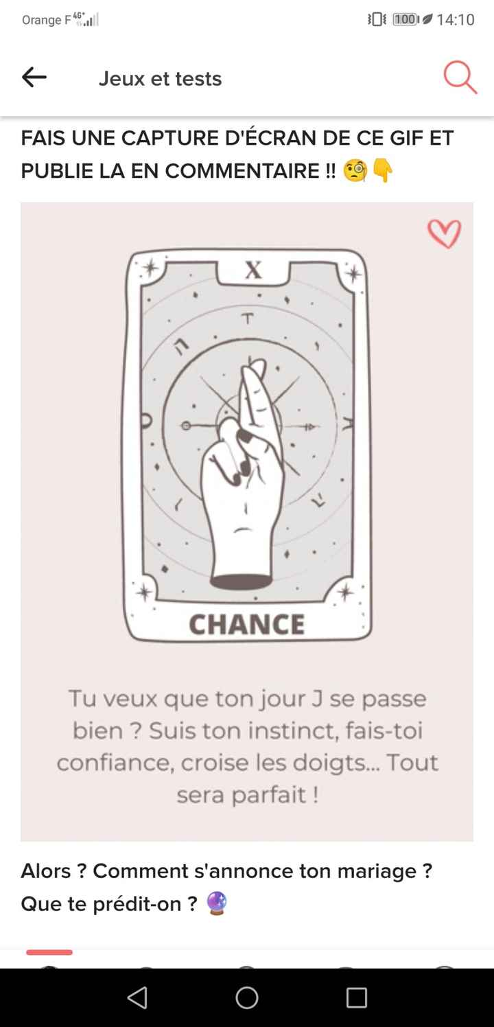 La chance te sourit 🔮😃 - 1