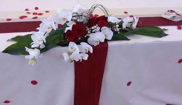  Montrez moi svp vos compositions florales pour la table d’honneur - 1