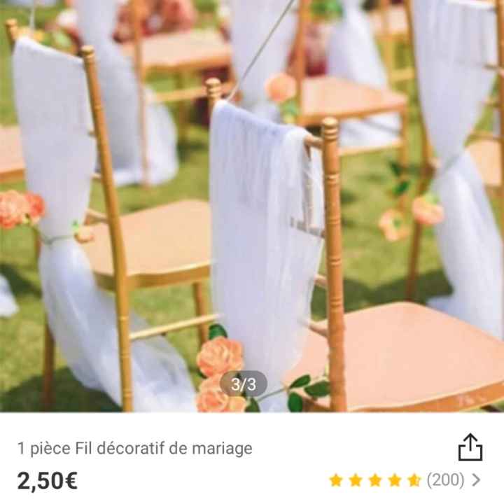 Décoration chaise - 2