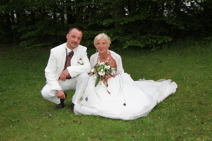1 er photo de notre mariage 