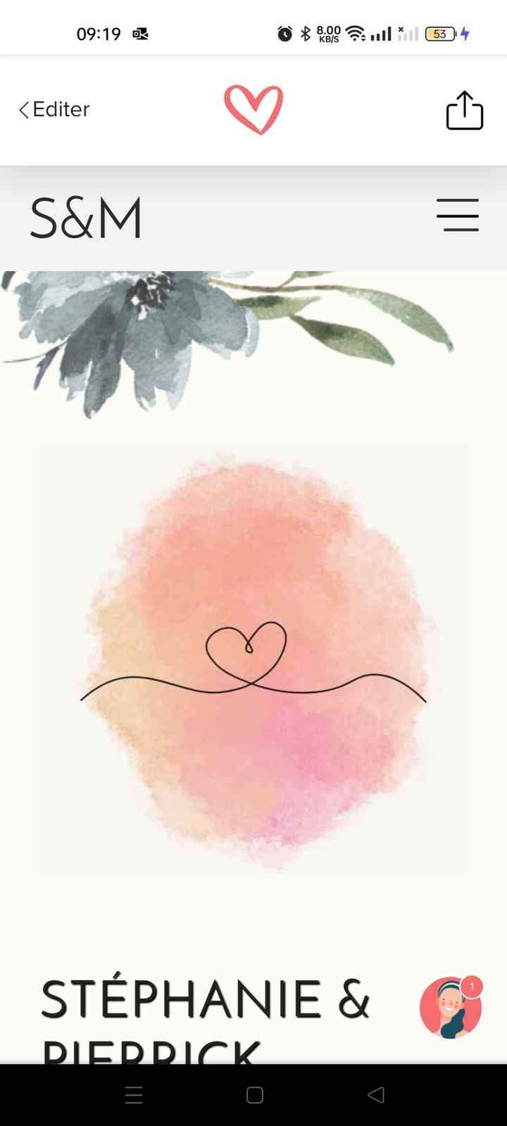 Titre site mariage - 2