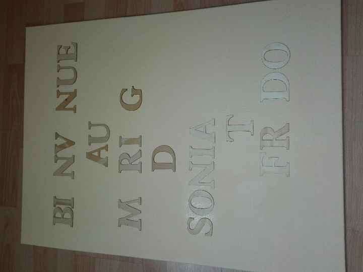 Panneau bienvenue mariage - 1