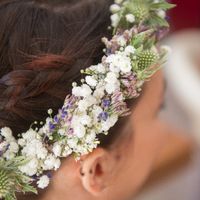Couronne de fleurs pour la mariée - 1