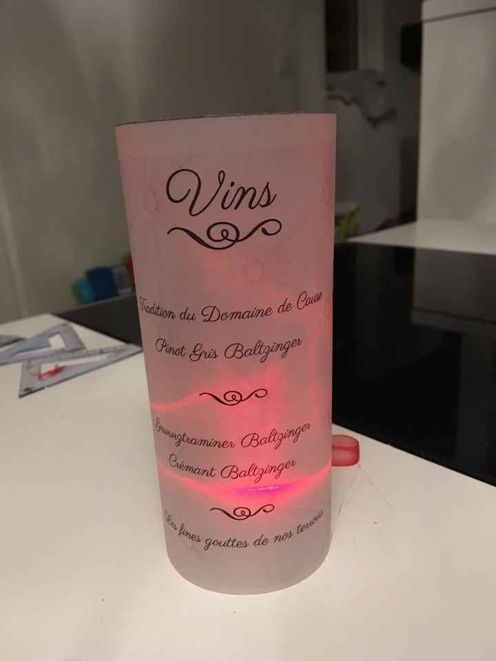 Carte des vins - 1