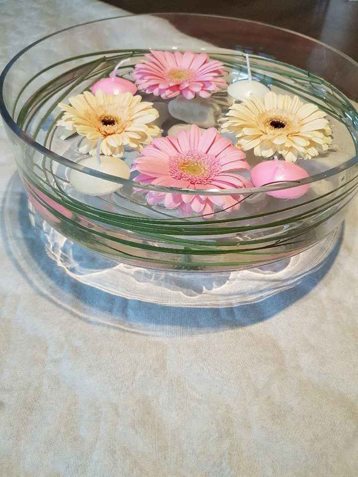 Premier essai du centre de table - 2