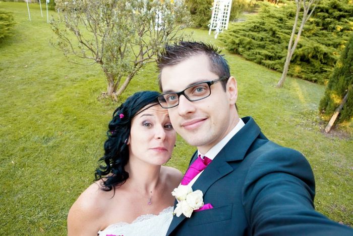 Notre selfie mariage