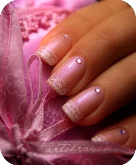 Manucure dentelle