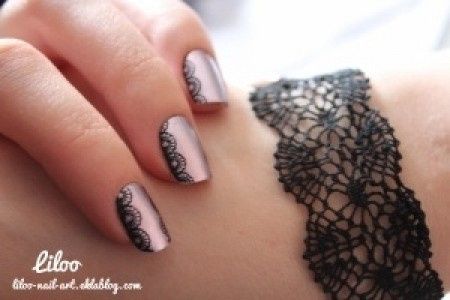 Manucure dentelle