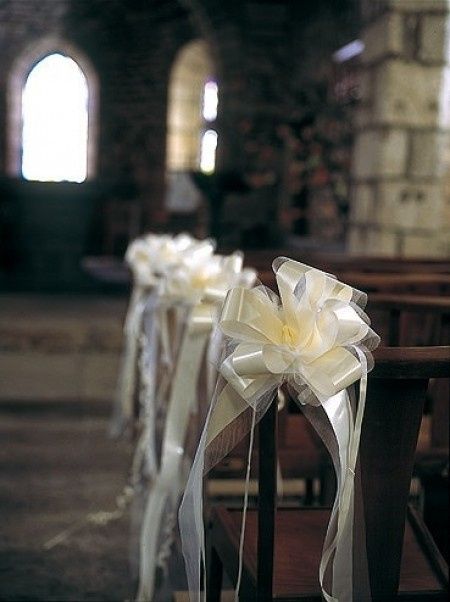 Décoration bancs d'église