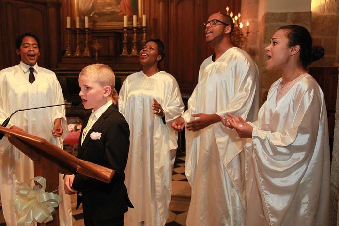 mon fils et ma chorale gospel