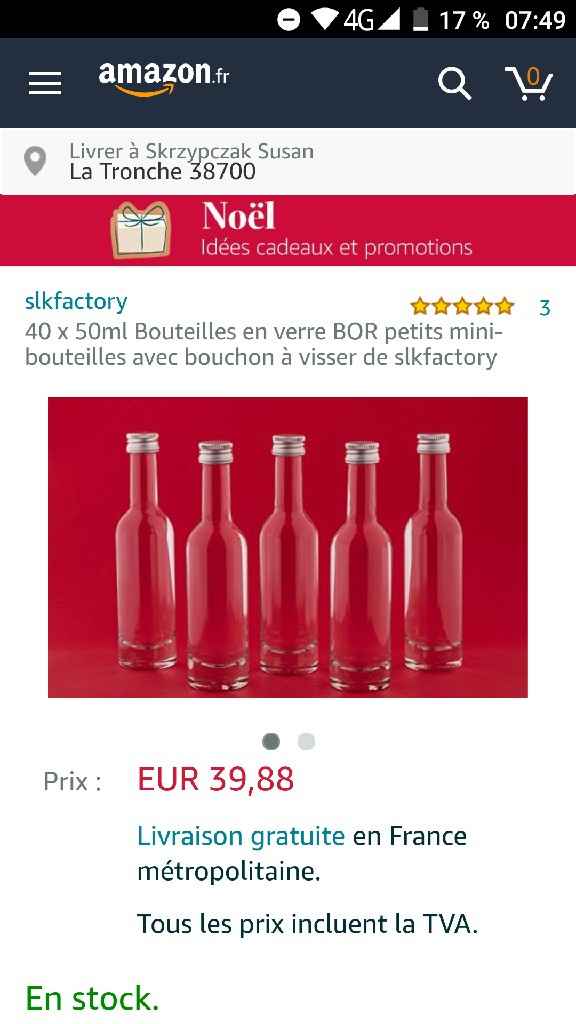  Mini bouteilles cadeau invités - 1