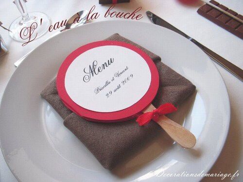 Forme et présentation du menu - 2