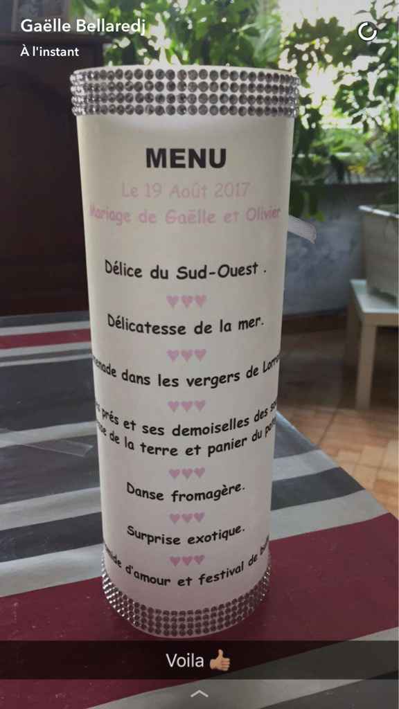 Menu photophore en cours de fabrication - 1