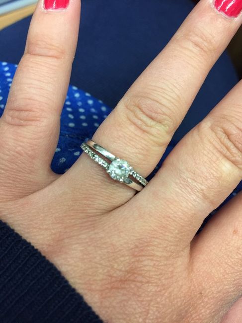 Et vous à quoi ressemble votre bague de fiançailles ? - 1