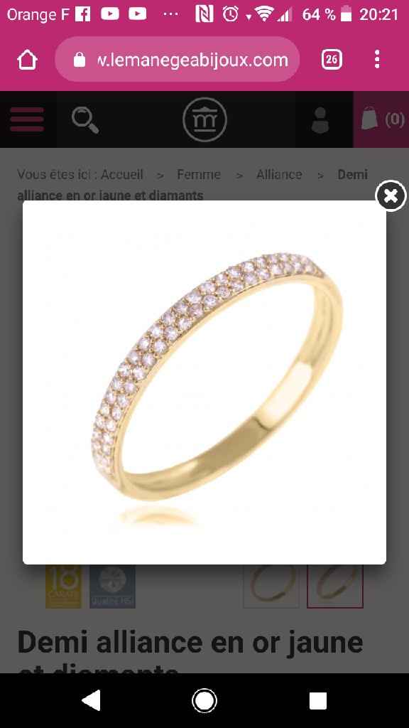 Alliance de mon futur trouvé - 2