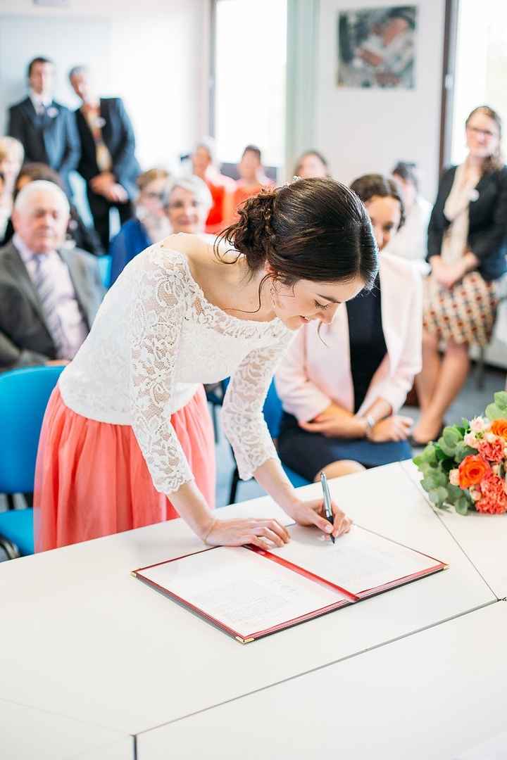 Signature du registre