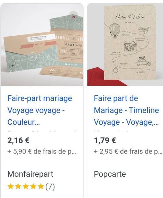Faire-part champêtre/voyage - 3