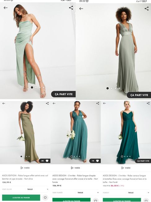 Robes de demoiselle d'honneur Asos 6