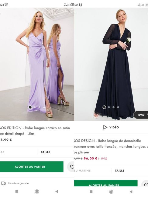 Robes de demoiselle d'honneur Asos 10