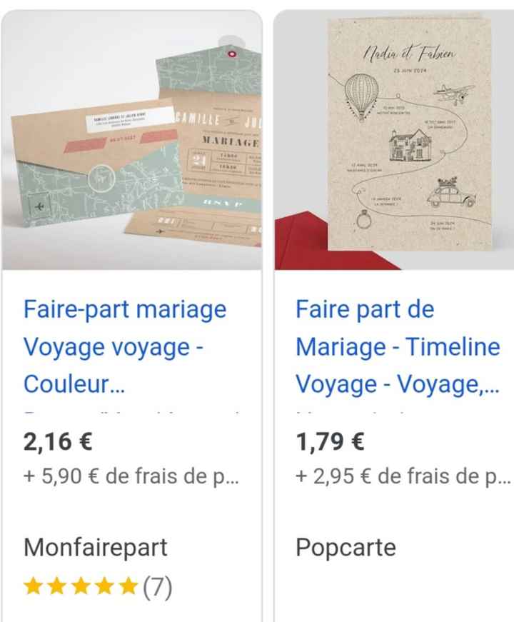 Faire-part champêtre/voyage - 3