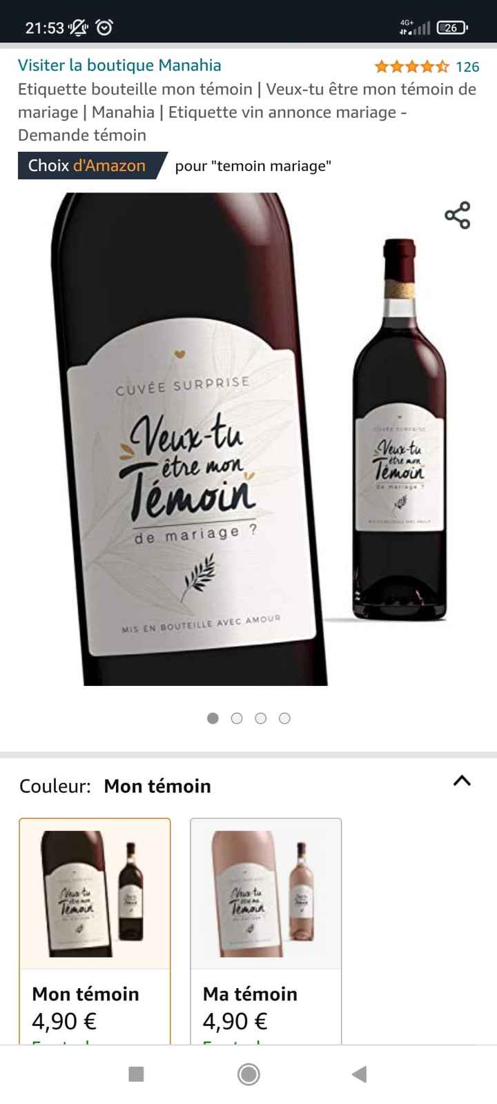 Annonce témoins 🎁 - 2
