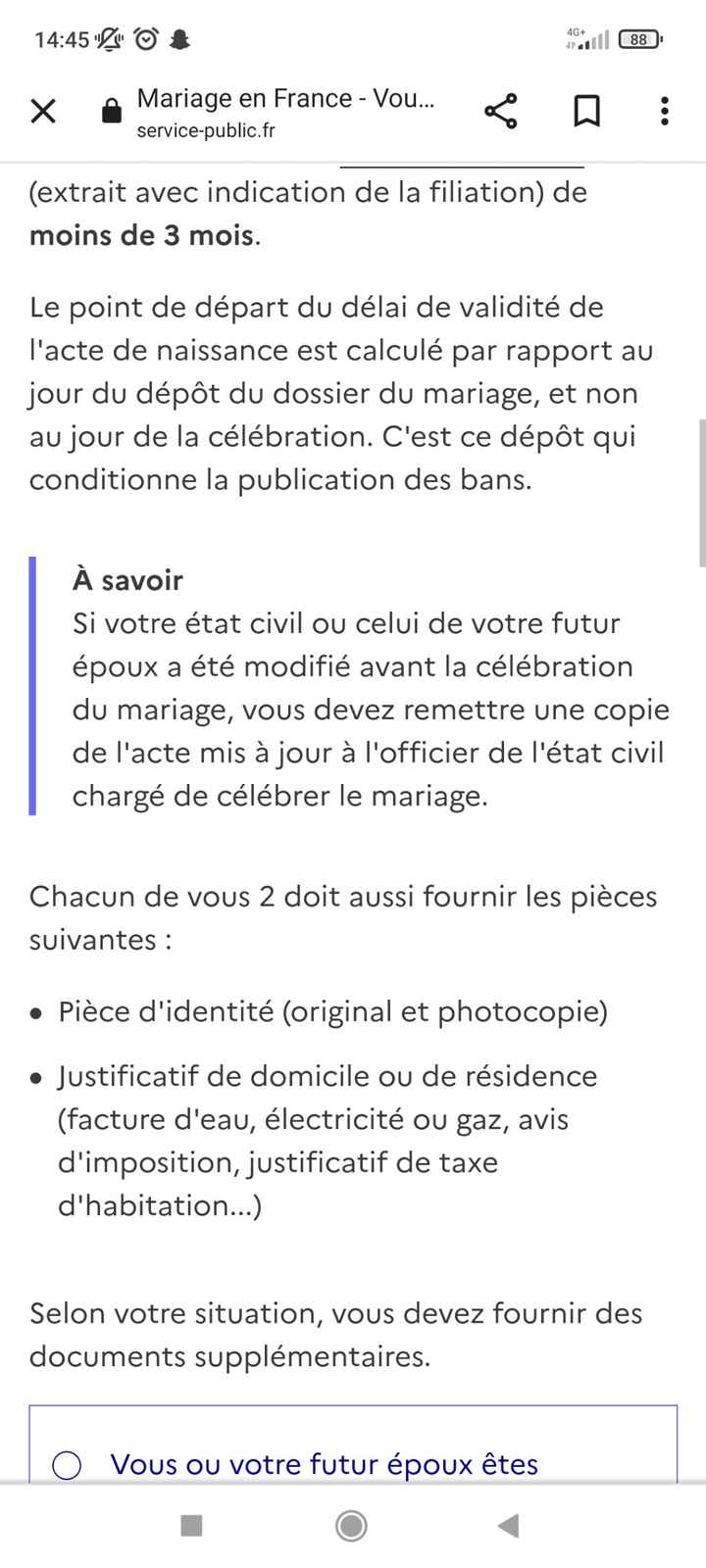Comment m'organiser vite pour l'union. - 2