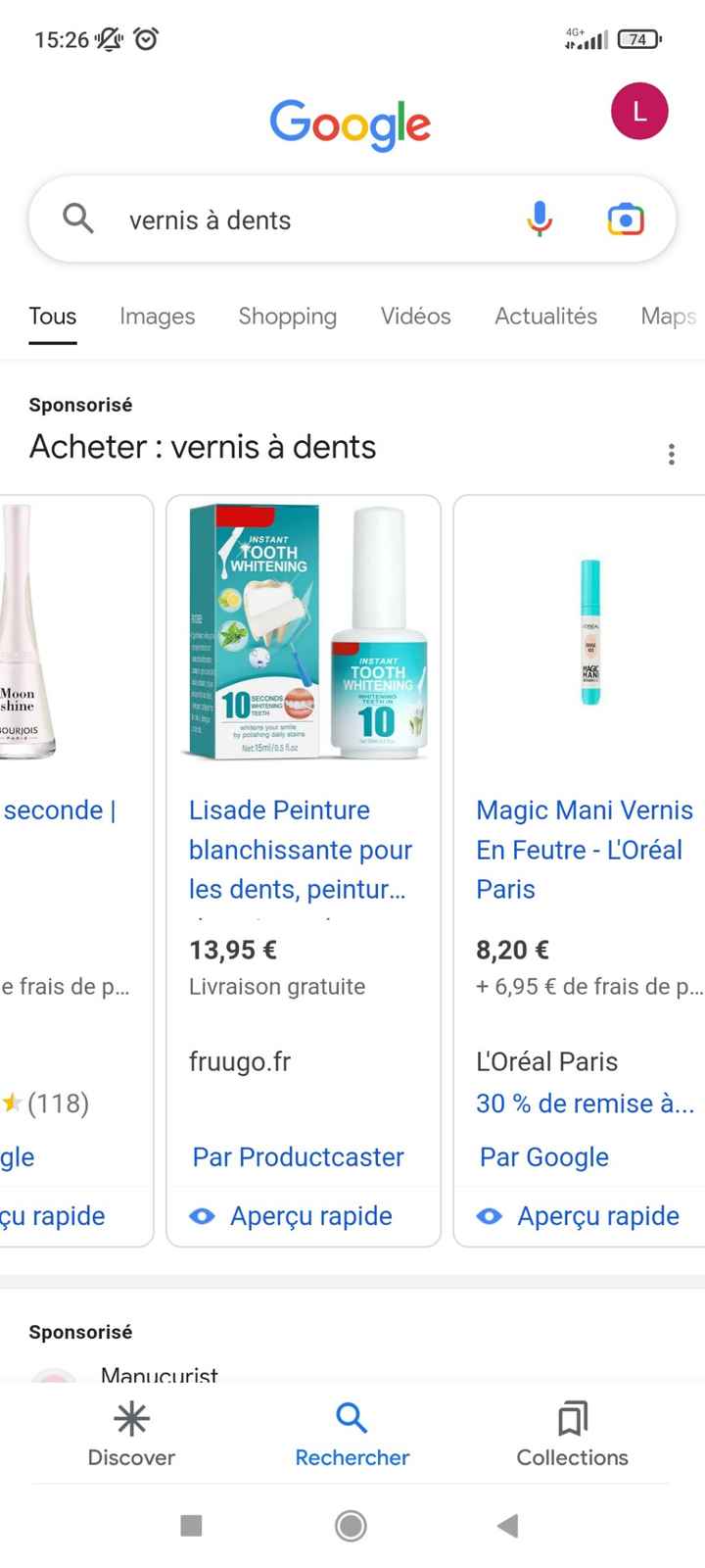 Blanchiment Dentaire - 1
