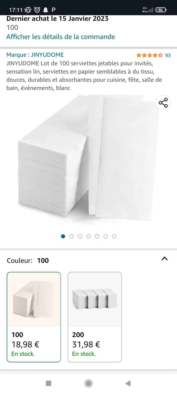 Serviettes de table + nappes - 2