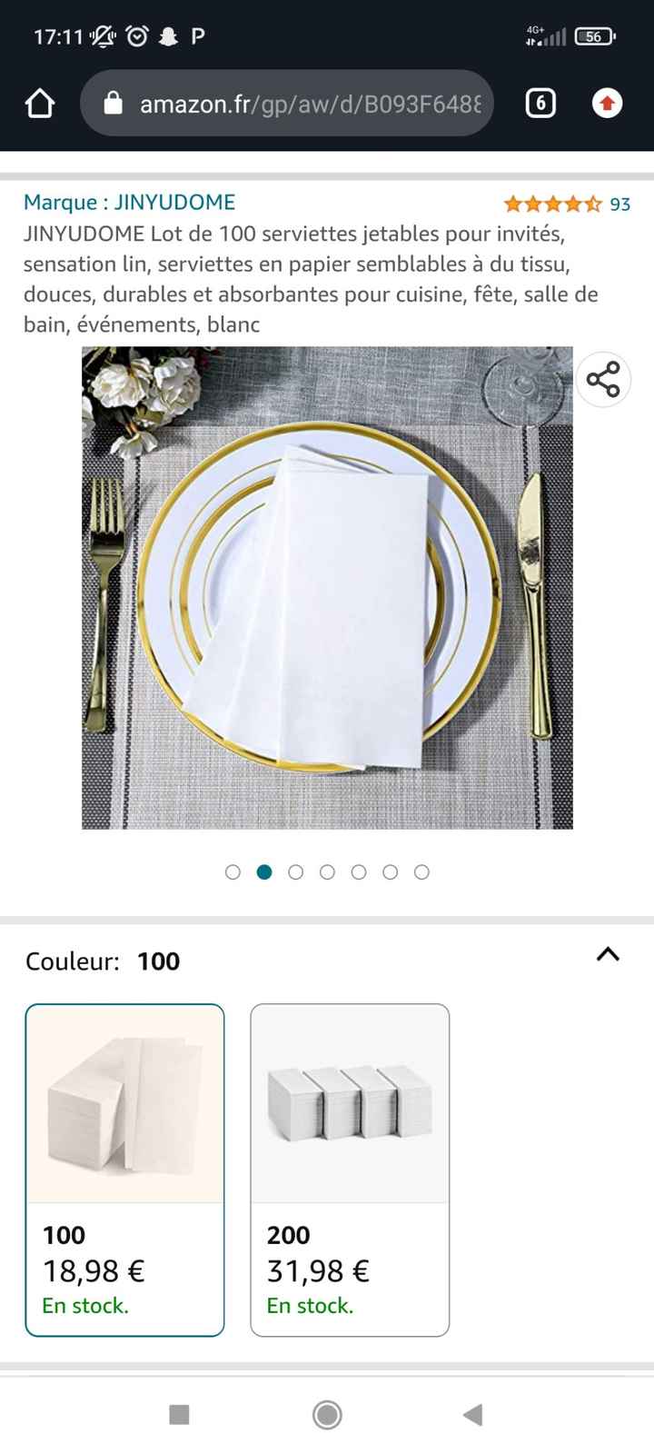 Serviettes de table + nappes - 3