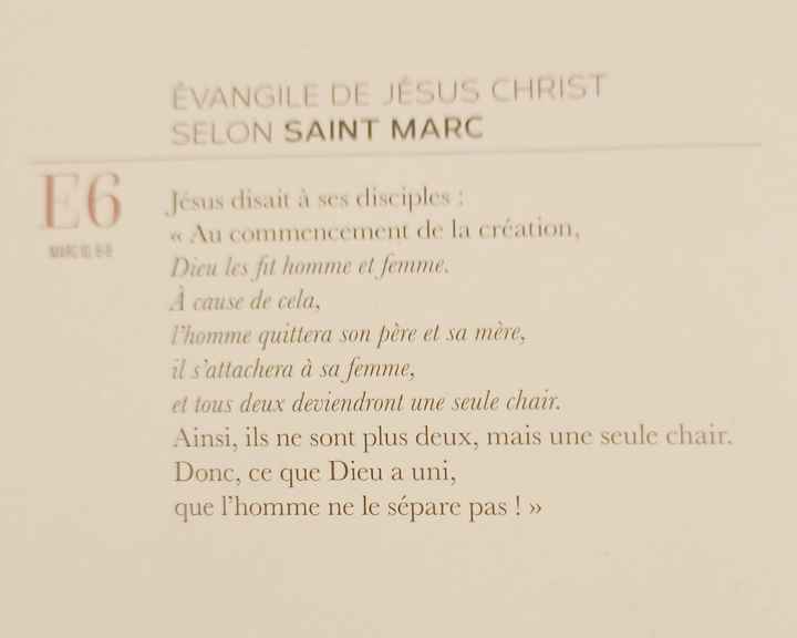 Déroulé mariage chrétien - 12
