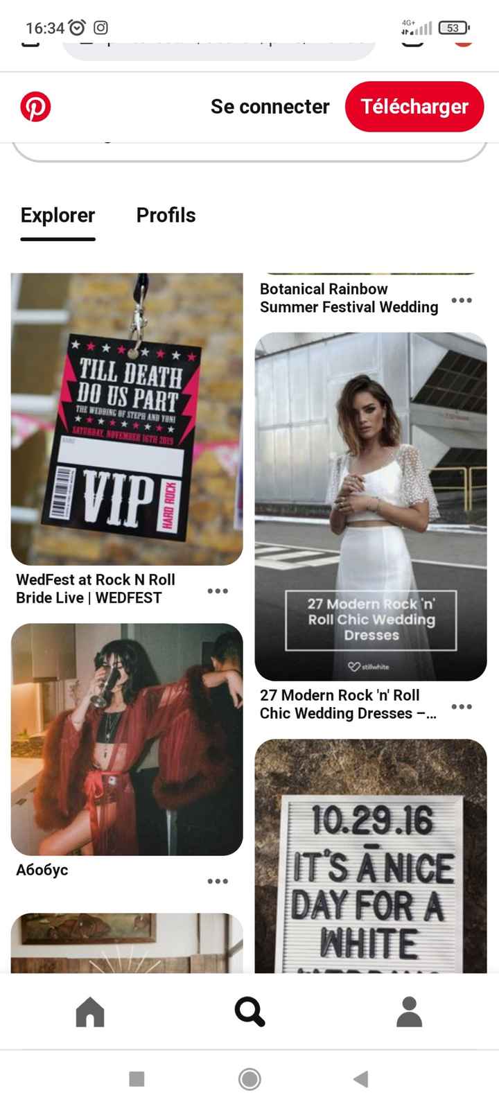 Livre d'or et porte alliances pour mariage Rouge, noir, blanc rock and roll, musique - 5
