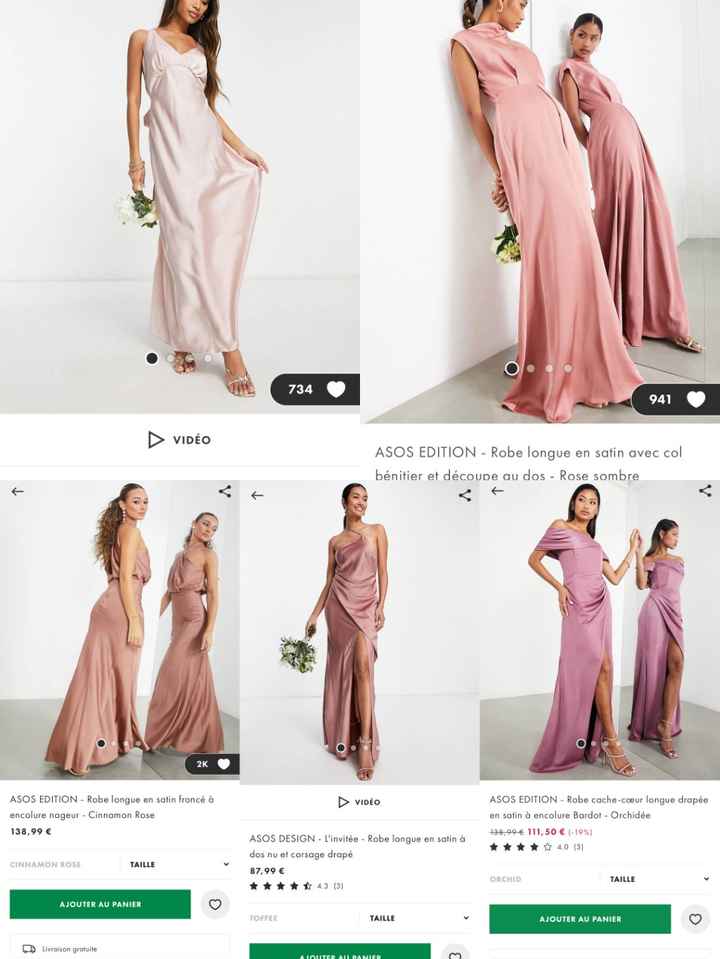 Robes de demoiselle d'honneur Asos - 7