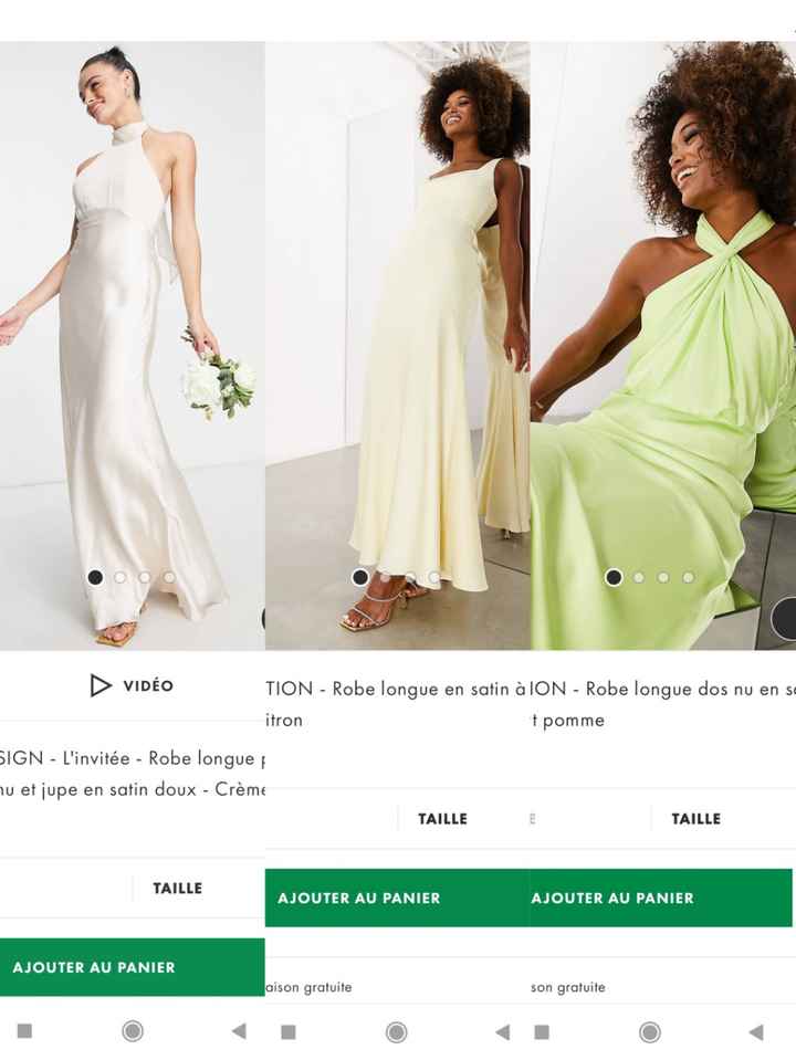 Robes de demoiselle d'honneur Asos - 9