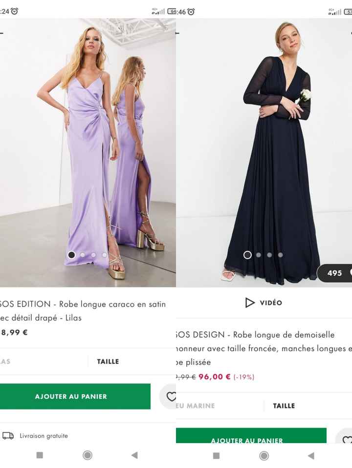 Robes de demoiselle d'honneur Asos - 10