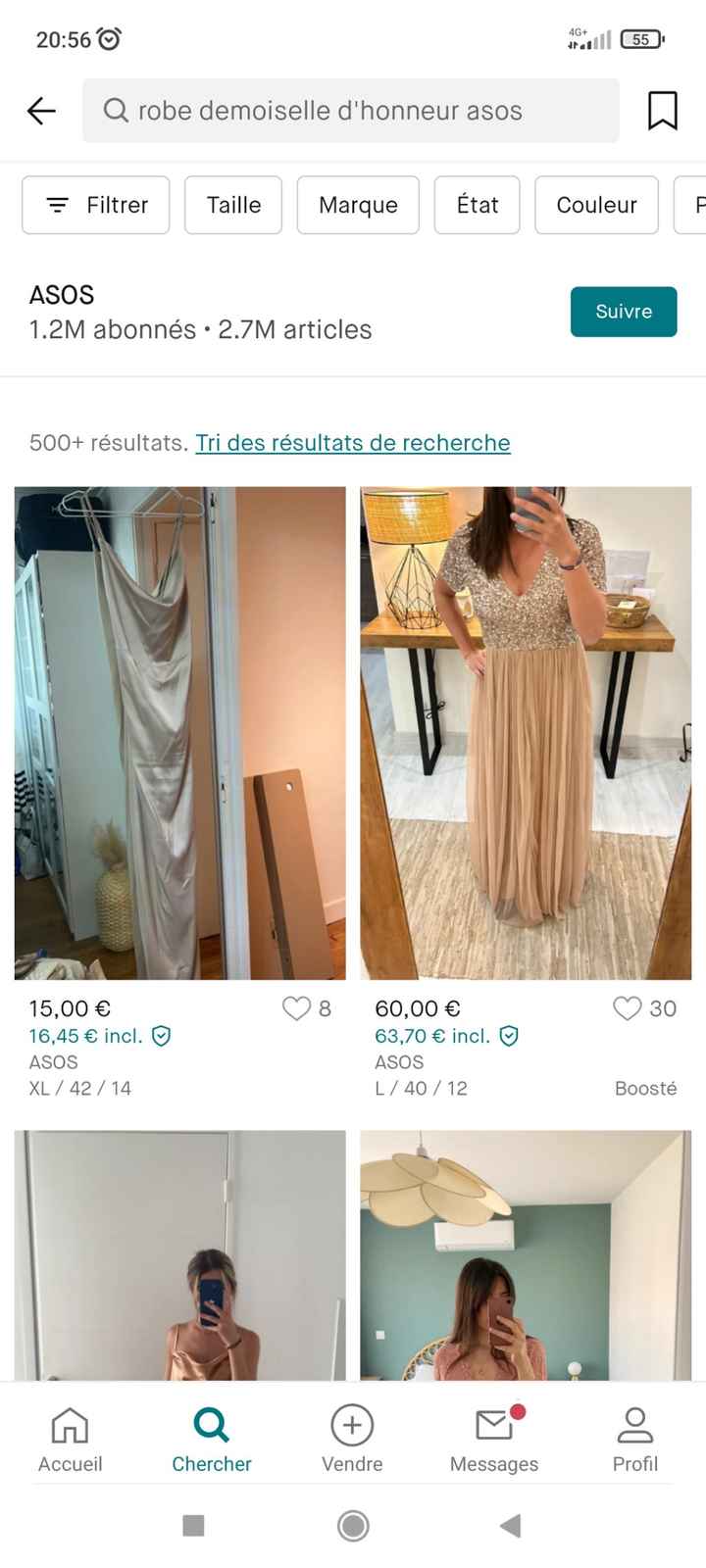Robes de demoiselle d'honneur Asos - 11