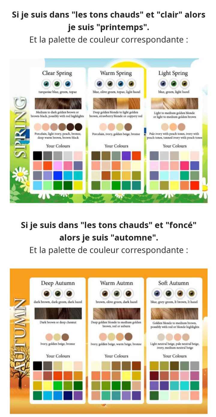 Maquillage/robe/costume quelle couleur vous va le mieux ? - 3