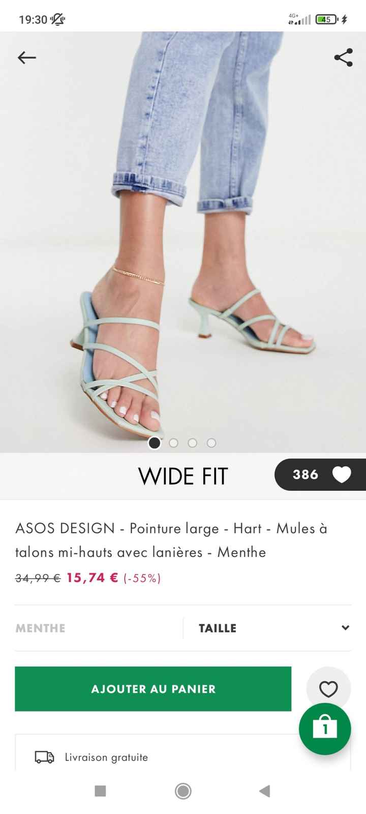 Chaussures bleus - 1