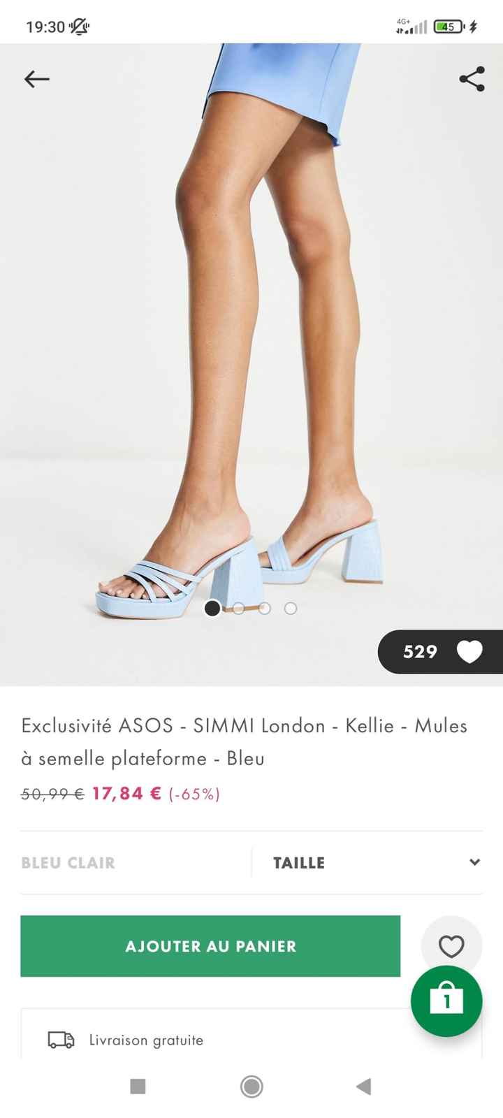 Chaussures bleus - 2