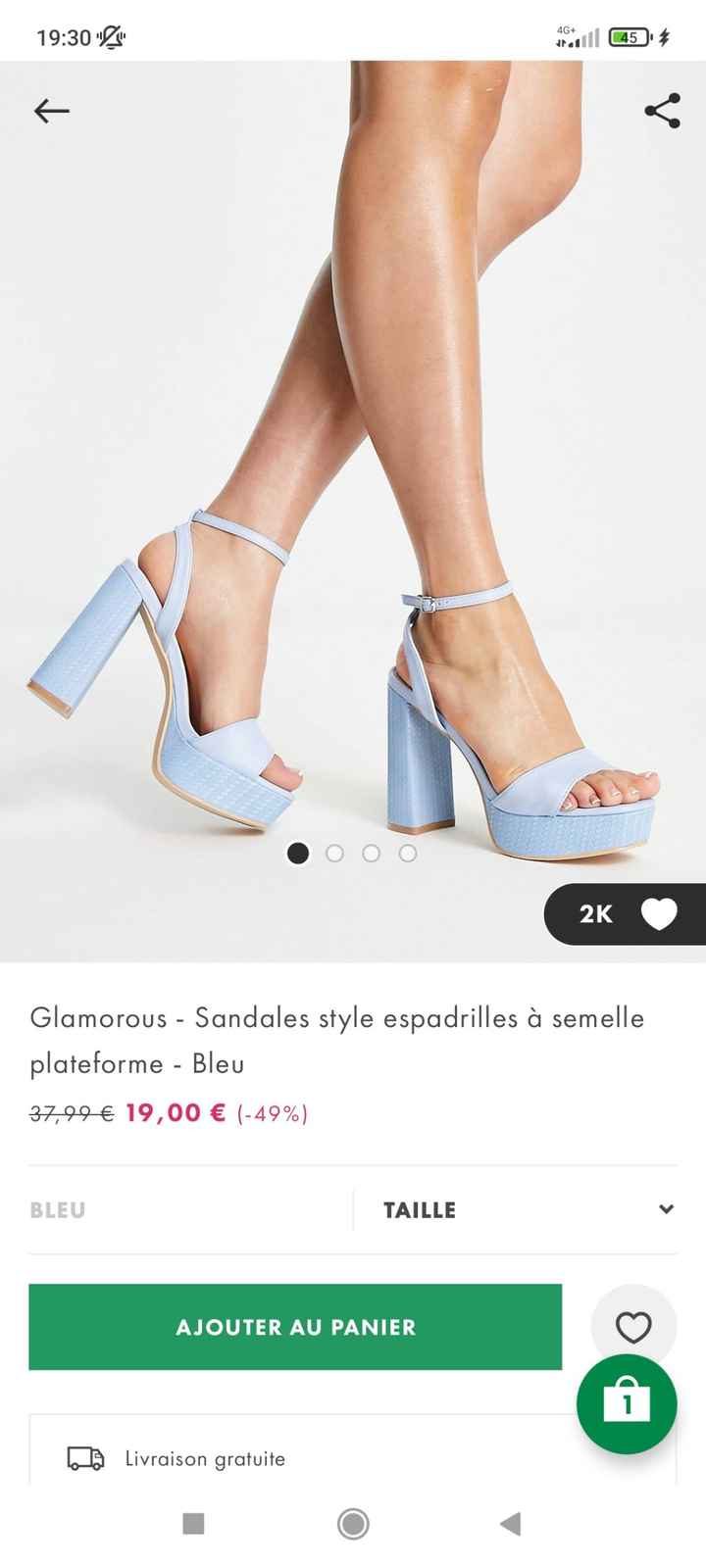 Chaussures bleus - 3