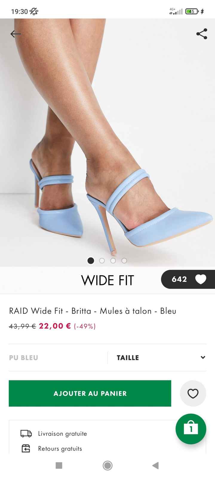 Chaussures bleus - 4