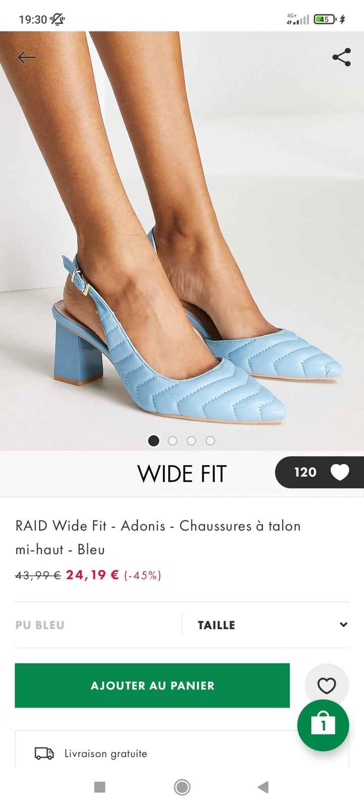 Chaussures bleus - 5