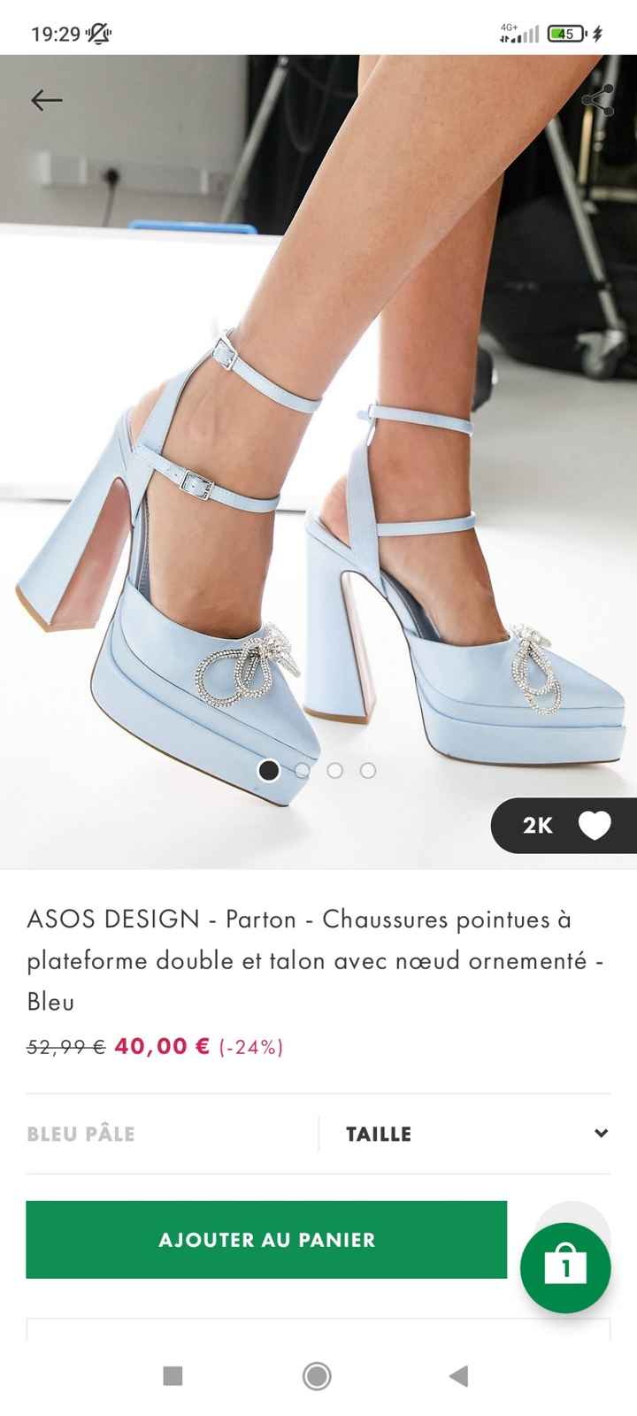 Chaussures bleus - 6