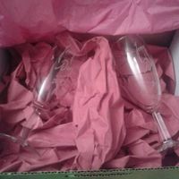 Flûtes pour les témoins en cadeau