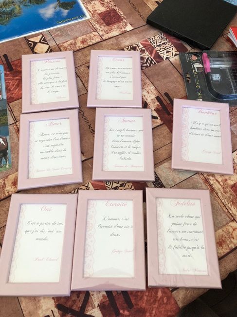 Mes noms de tables