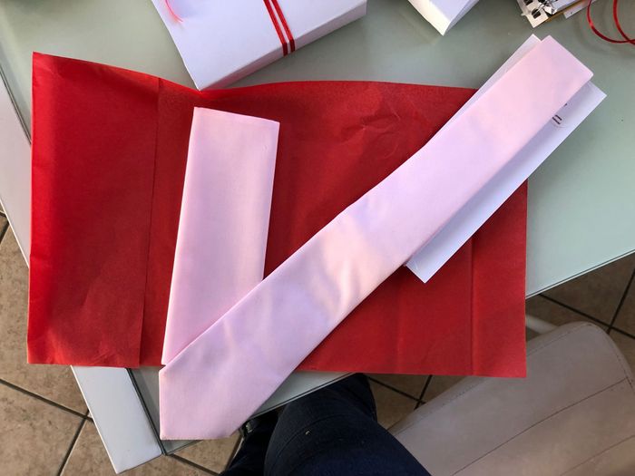 Cravate et pochette pour mon chéri 