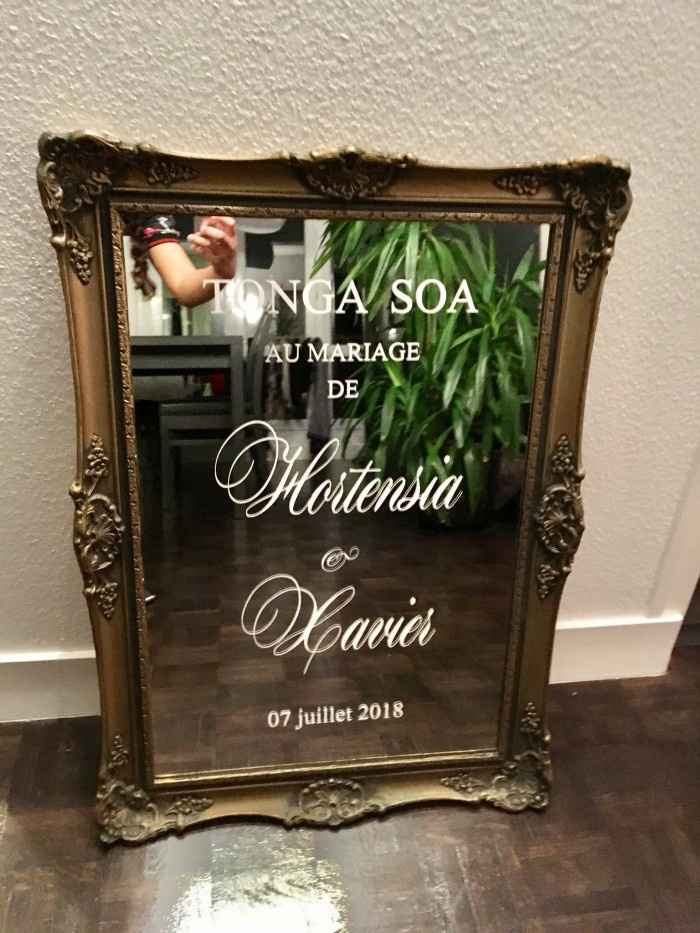 Miroir de bienvenue