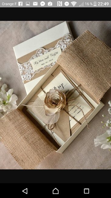 Faire part "boîte" et "sans boîte" - 3